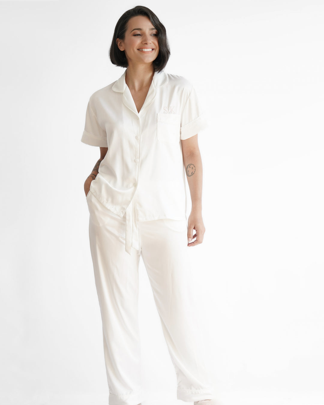 Ava Pyjamas- White