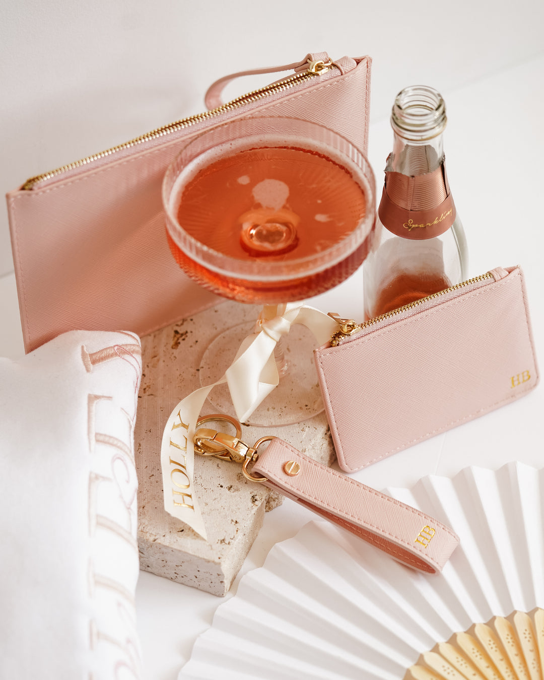 Coupe Glass with Personalised Ribbon