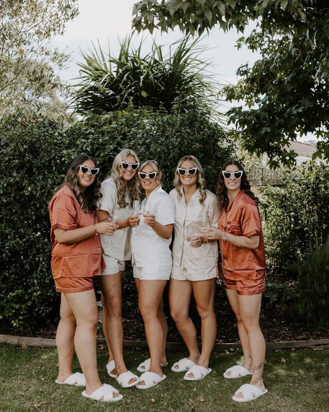 Bridesmaid Pyjamas - Rust