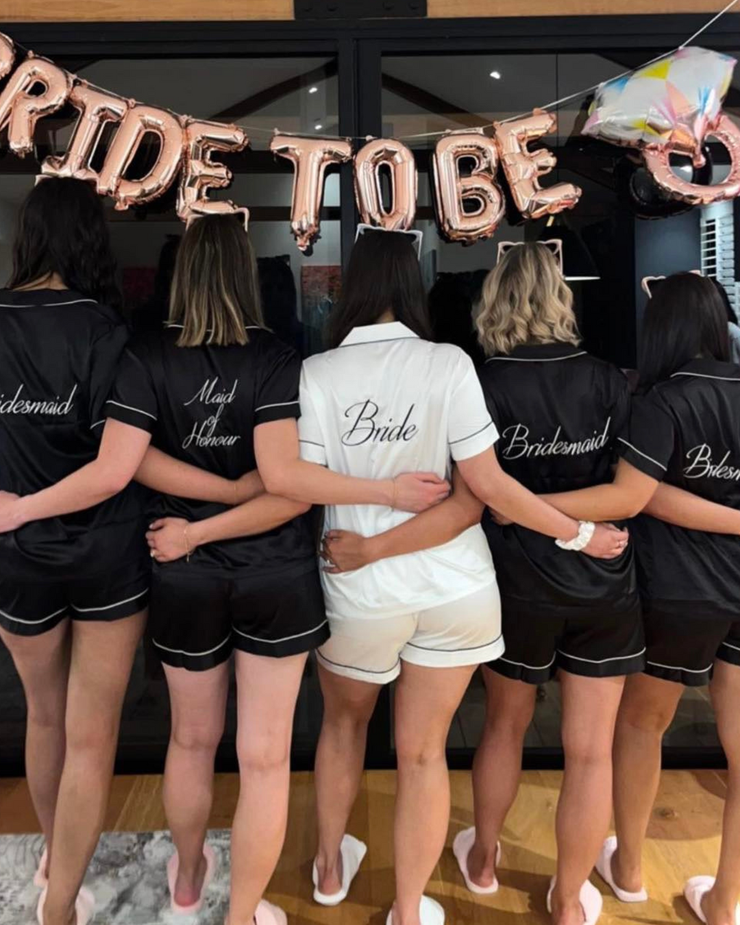 Bridesmaid Pyjamas - Black