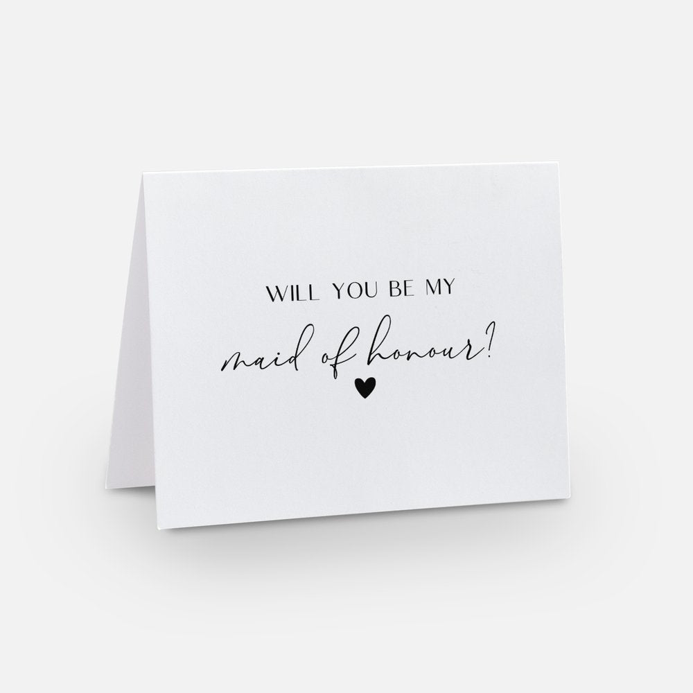 Linen Proposal Card and Thank you Cards