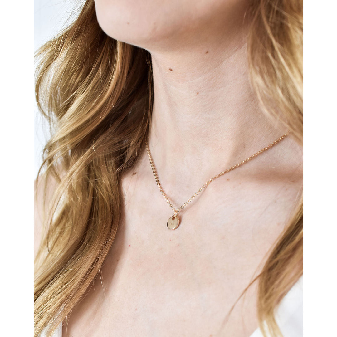 Angelique Pendant and Earring Set - Gold