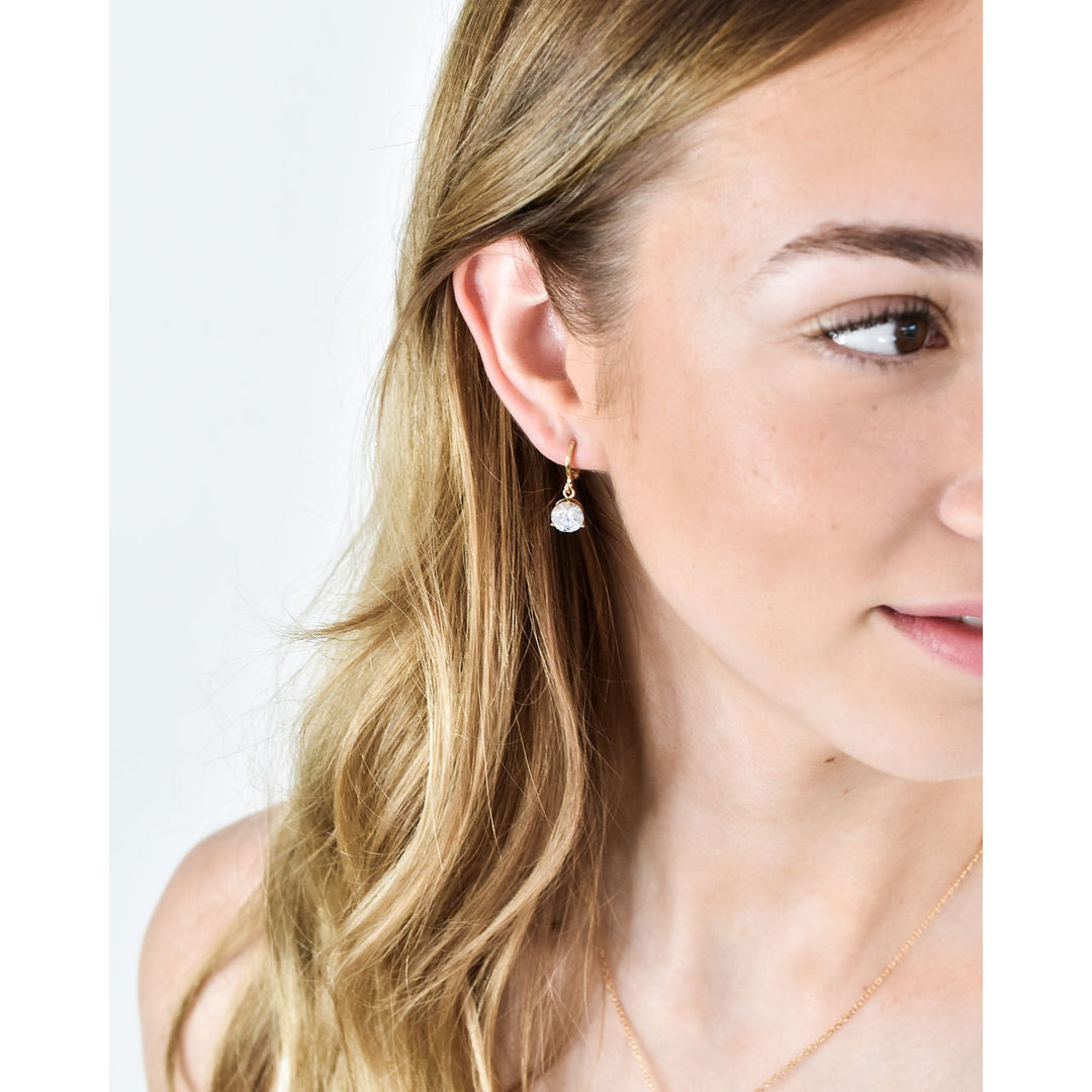 Genevieve Pendant and Earring Set - Gold