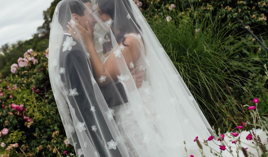 Rosie & Jay: A Blue-and-White Wedding at Coombe Yarra Valley