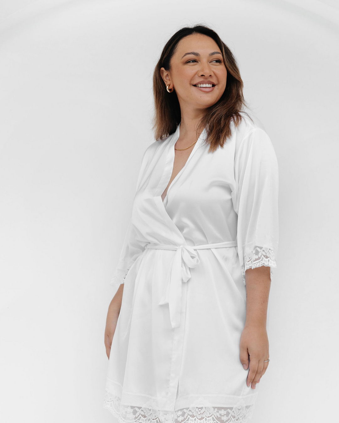 Love Lace Robe - Blush