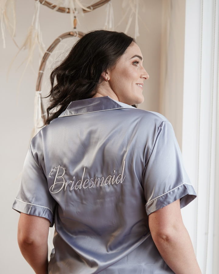 Getting ready Bridesmaid Box - Short Sleeve and Shorts Pyjamas