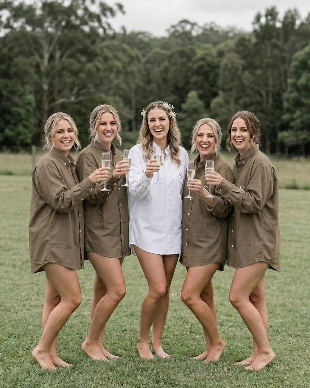 Personalised Bride and Bridesmaid Shirt