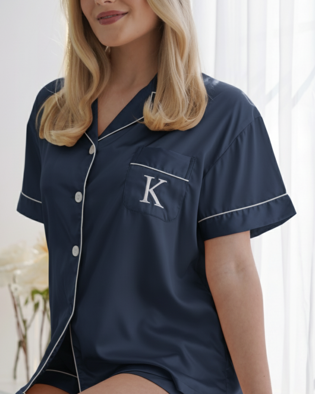 Bridesmaid Pyjamas - Navy