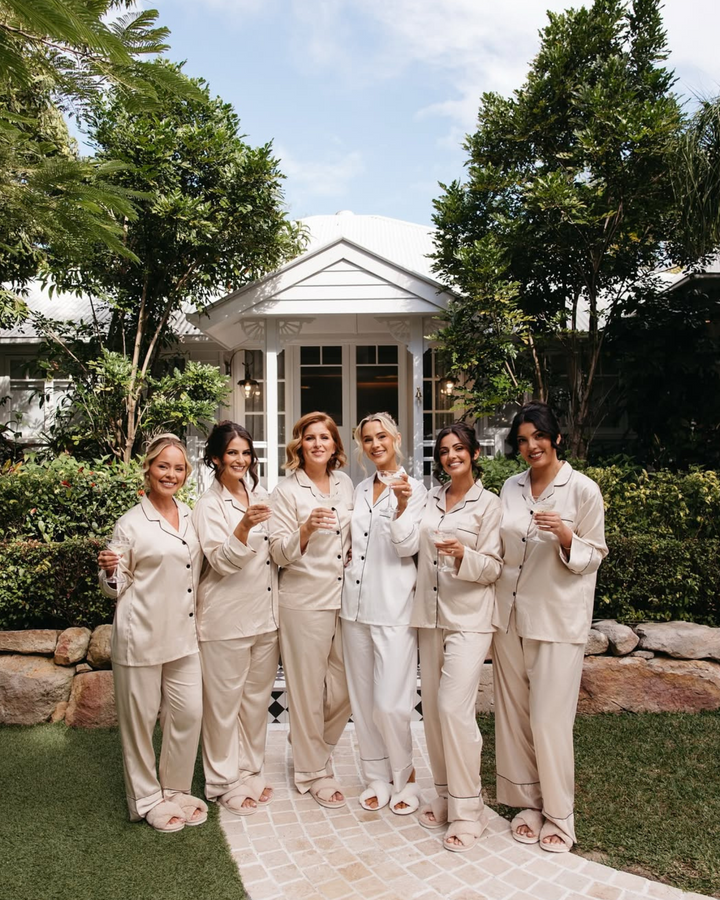 Winter Bride and Bridesmaid Pyjamas