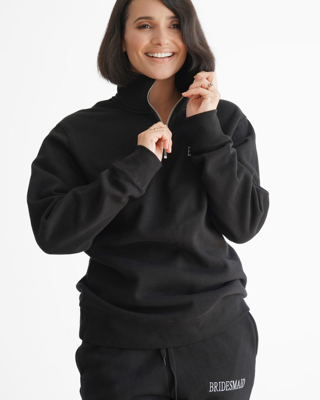 Bridal Party Quarter Zip Loungewear Set - Various Colours