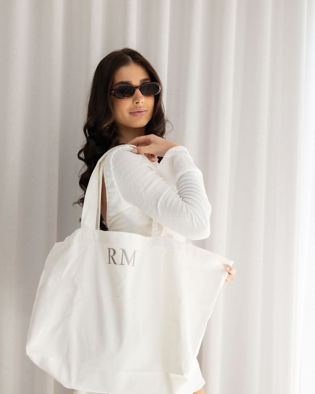 Monogrammed Oversized Tote