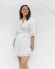 Love Lace Robe - White