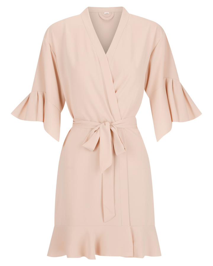 Ruffle Hemmed Bridesmaid Robe
