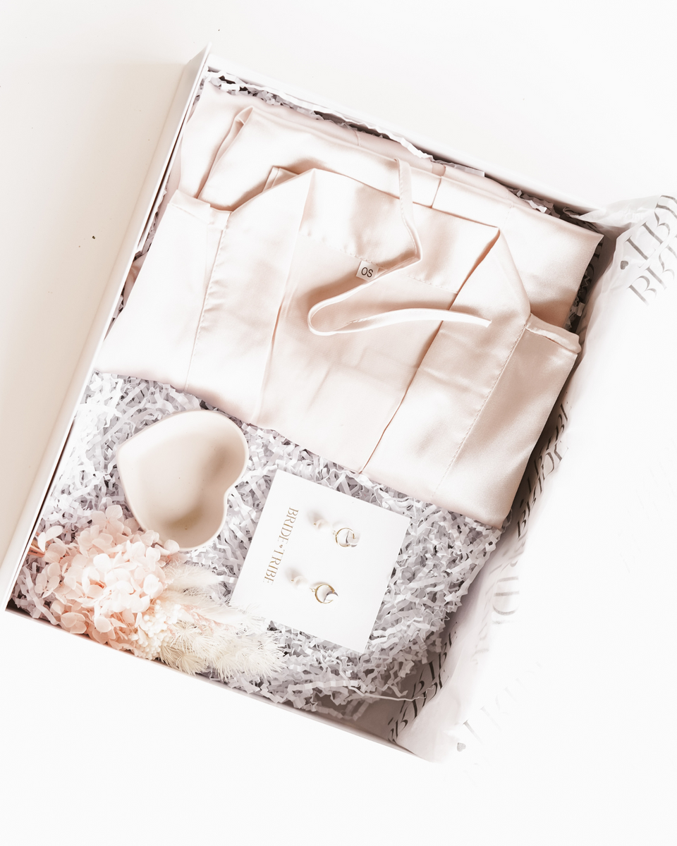 Bride Tribe Gift Box with Satin Robe Bridesmaid Robes for your Bride Tribe Bride Tribes