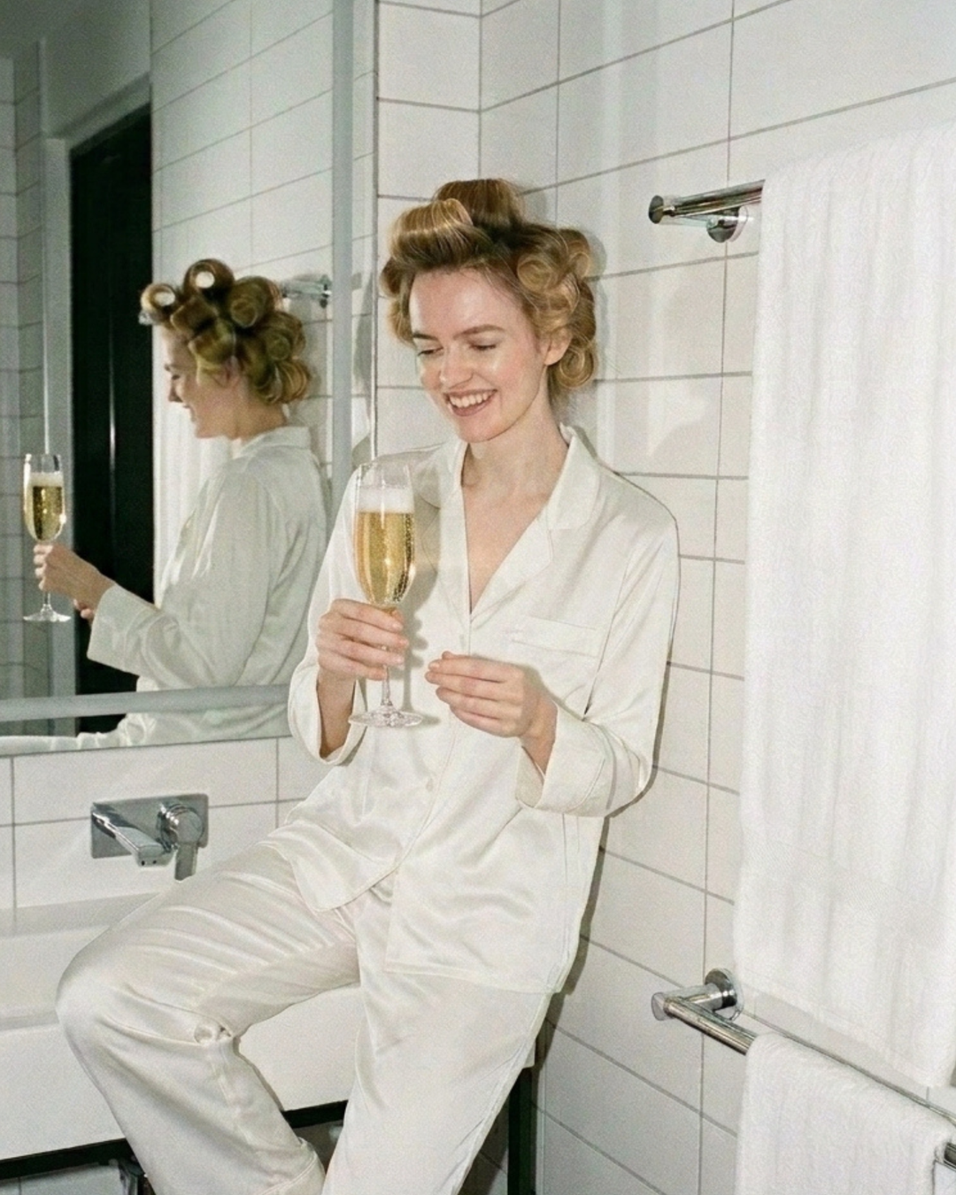 Winter Bride and Bridesmaid Pyjamas