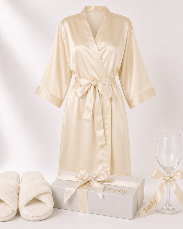 Getting Ready Bridesmaid Box | Classic Satin