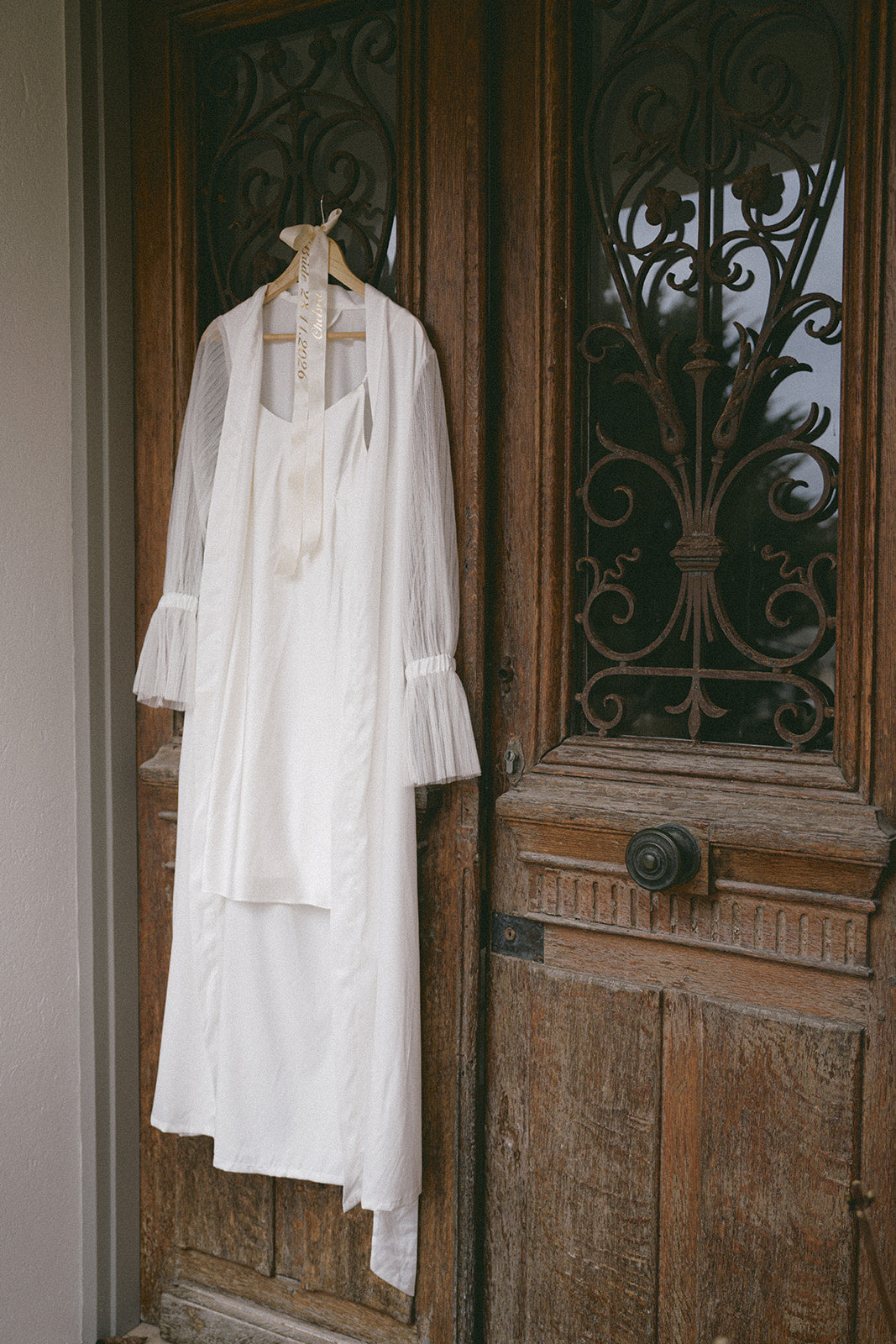 Gracie Pleated Bridal Robe