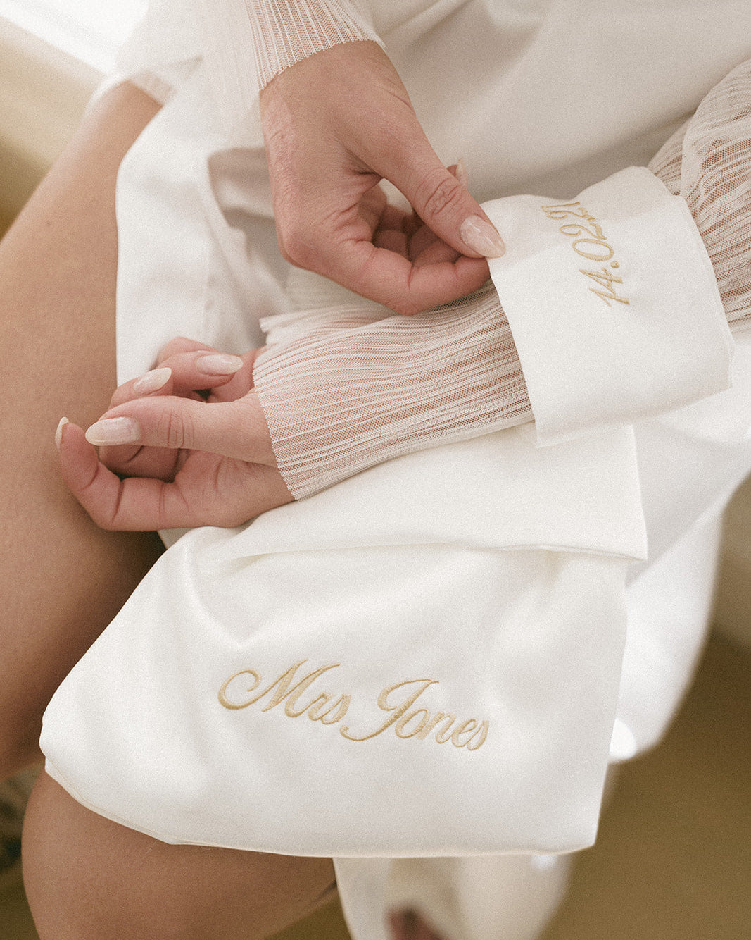The Satin Knot Clutch