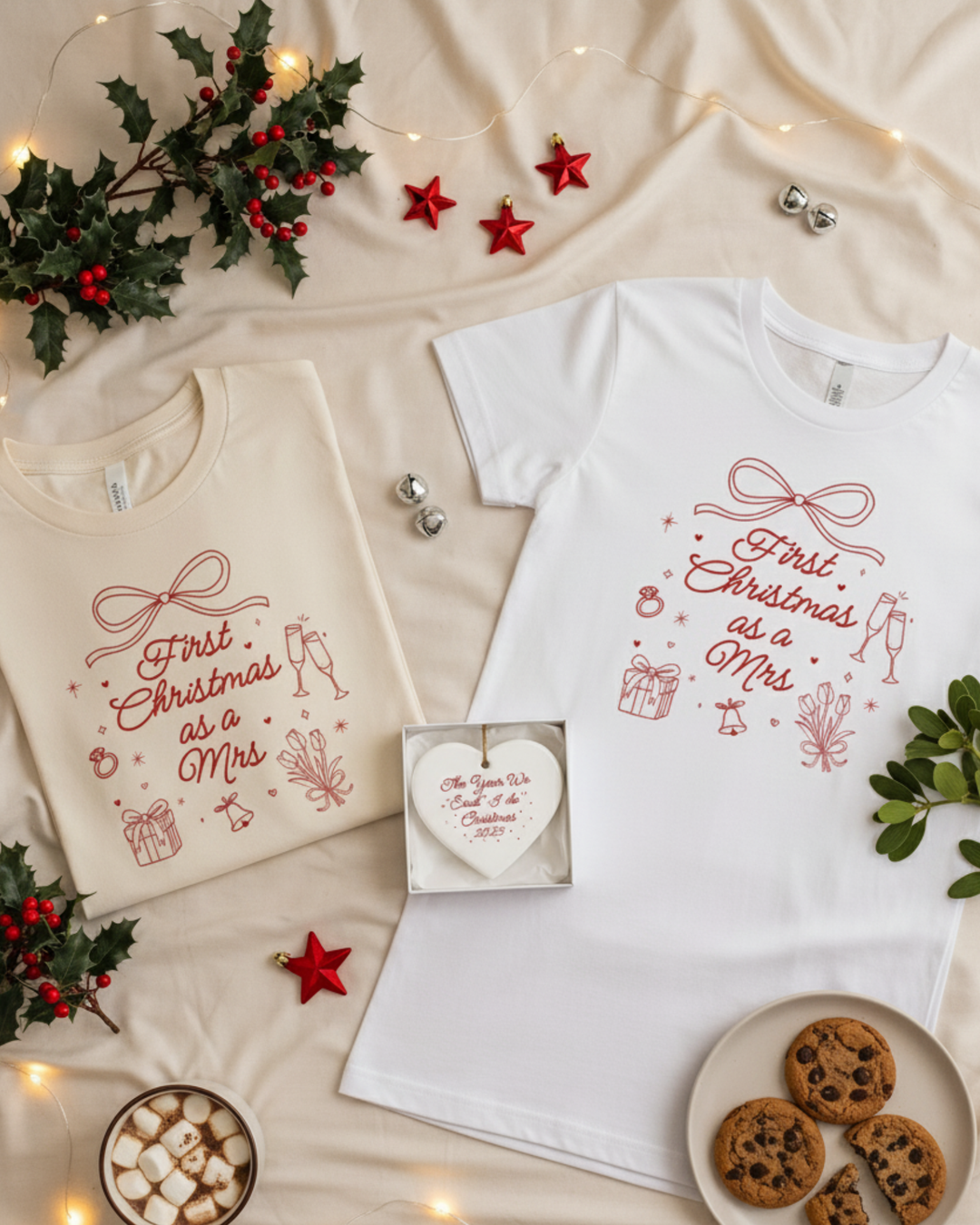 First Christmas as a Mrs – The Christmas Morning Set