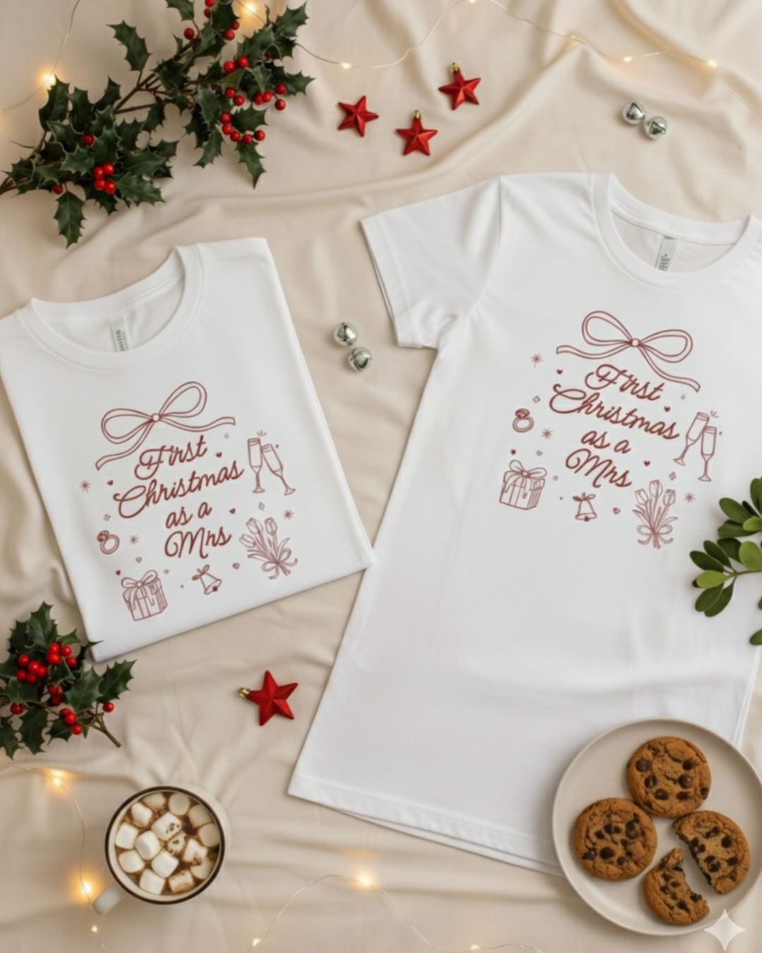 First Christmas as a Mrs – The Christmas Morning Set