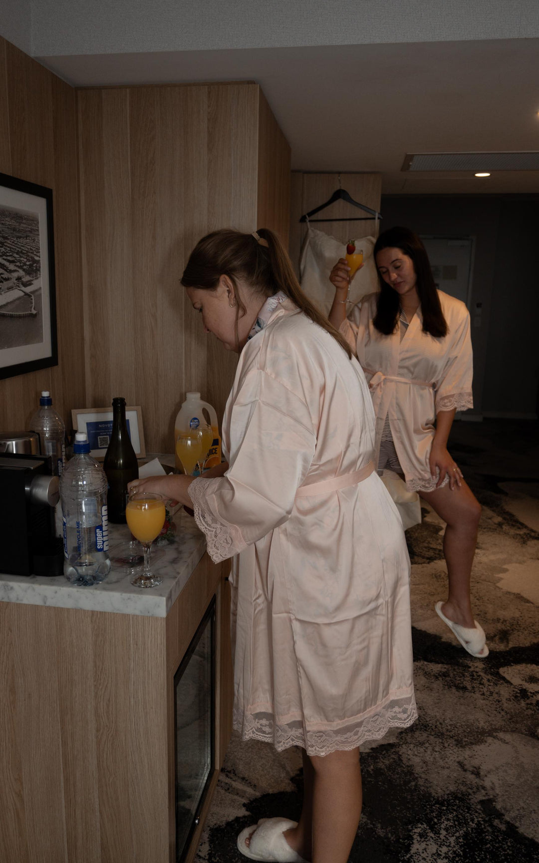 Love Lace Robe - Black