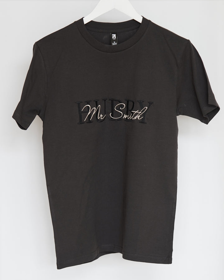 Personalised Hubby Embroidered T-Shirt