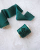 Emerald satin ribbon