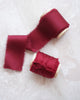 Wine satin ribbon