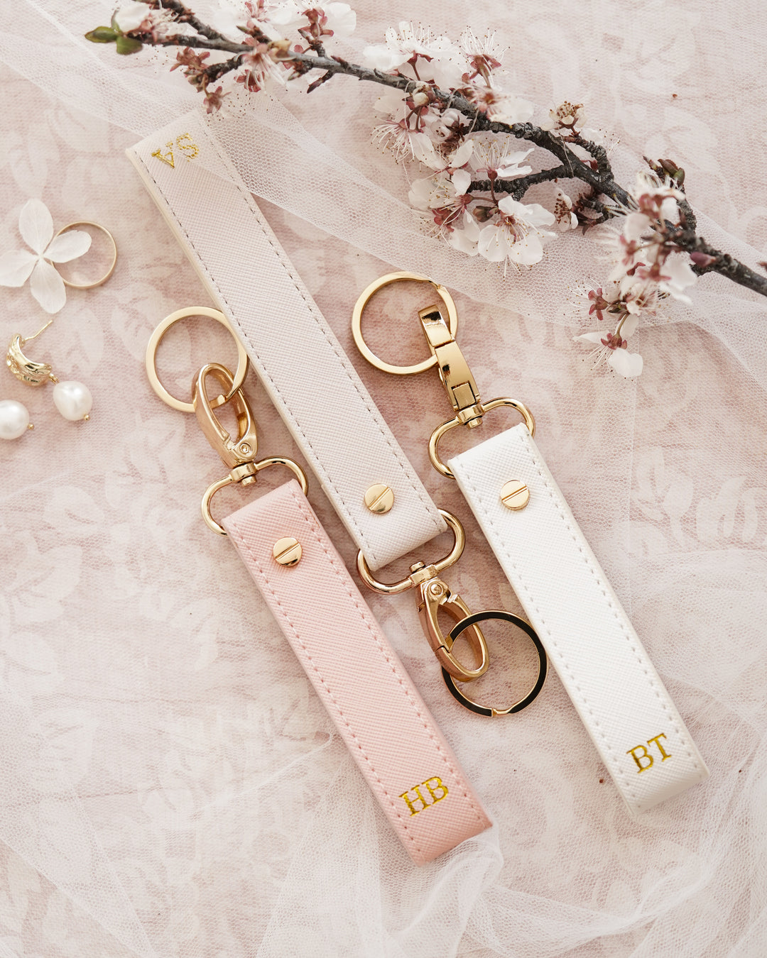 Personalised Wristlet - Blush