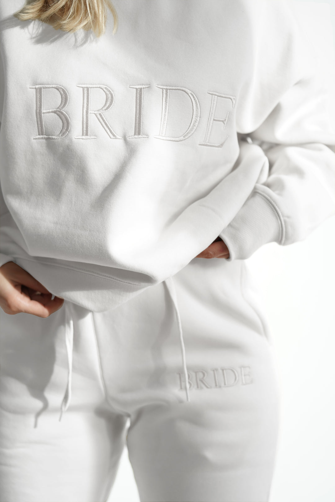 Bride Loungewear Crew - WHITE