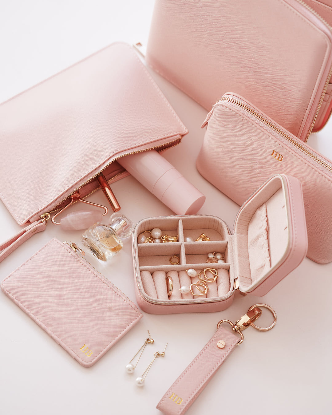 Personalised Card Holder Wallet - Blush