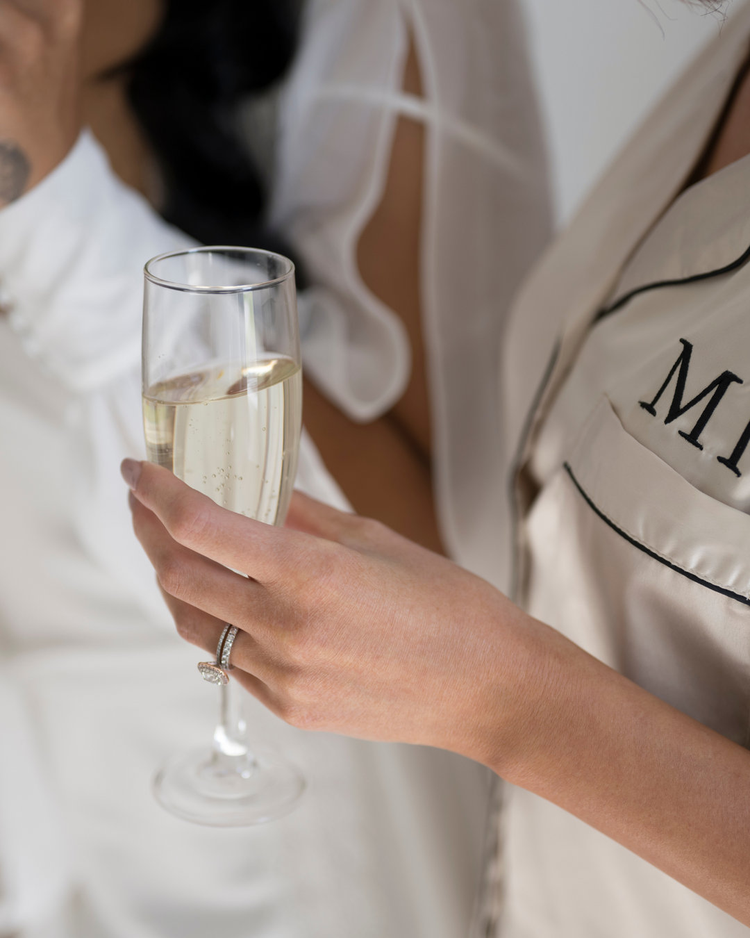 Bridesmaid Pyjamas - Champagne