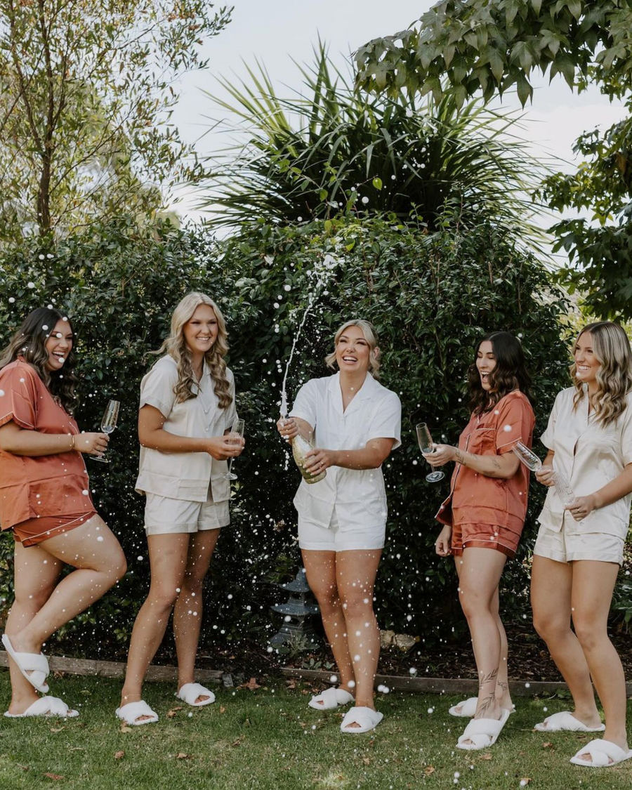 Bridesmaid Pyjamas - Rust – Bride Tribes