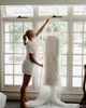 Bridesmaid Pyjamas - White/Black Trim