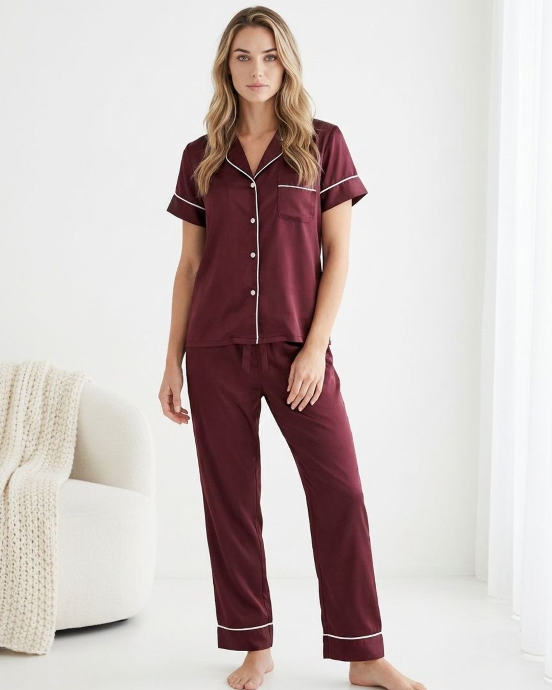 Ava Short Sleeve and Pants Pyjamas