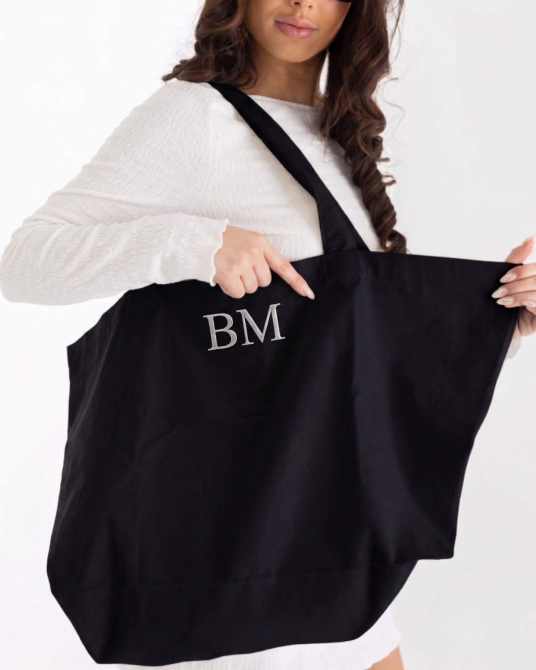Monogrammed Oversized Tote