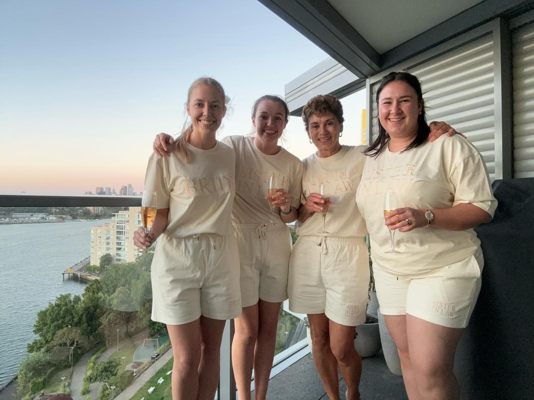 Bride T-Shirt and Short Loungewear Set