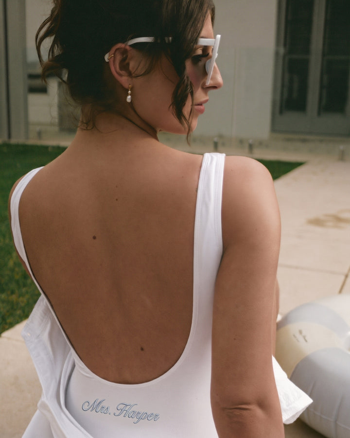 Personalised Bride Swimsuit