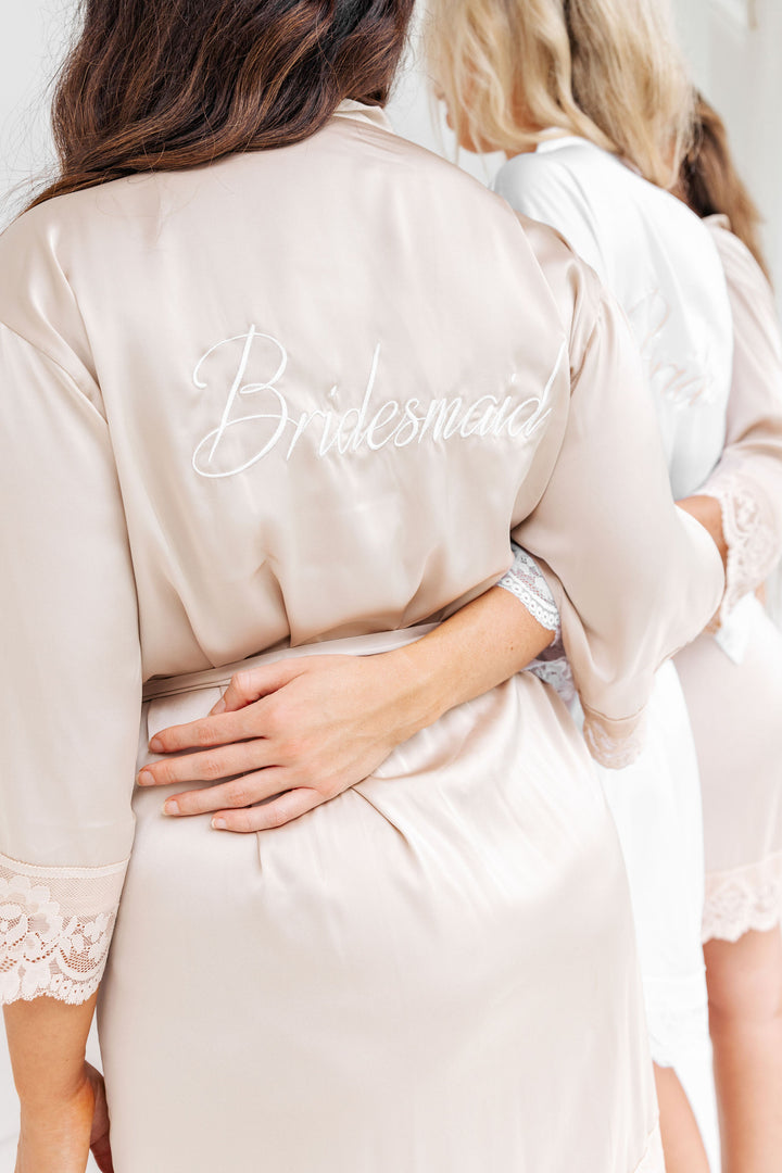 Love Lace Robe + Slippers + Gift Box