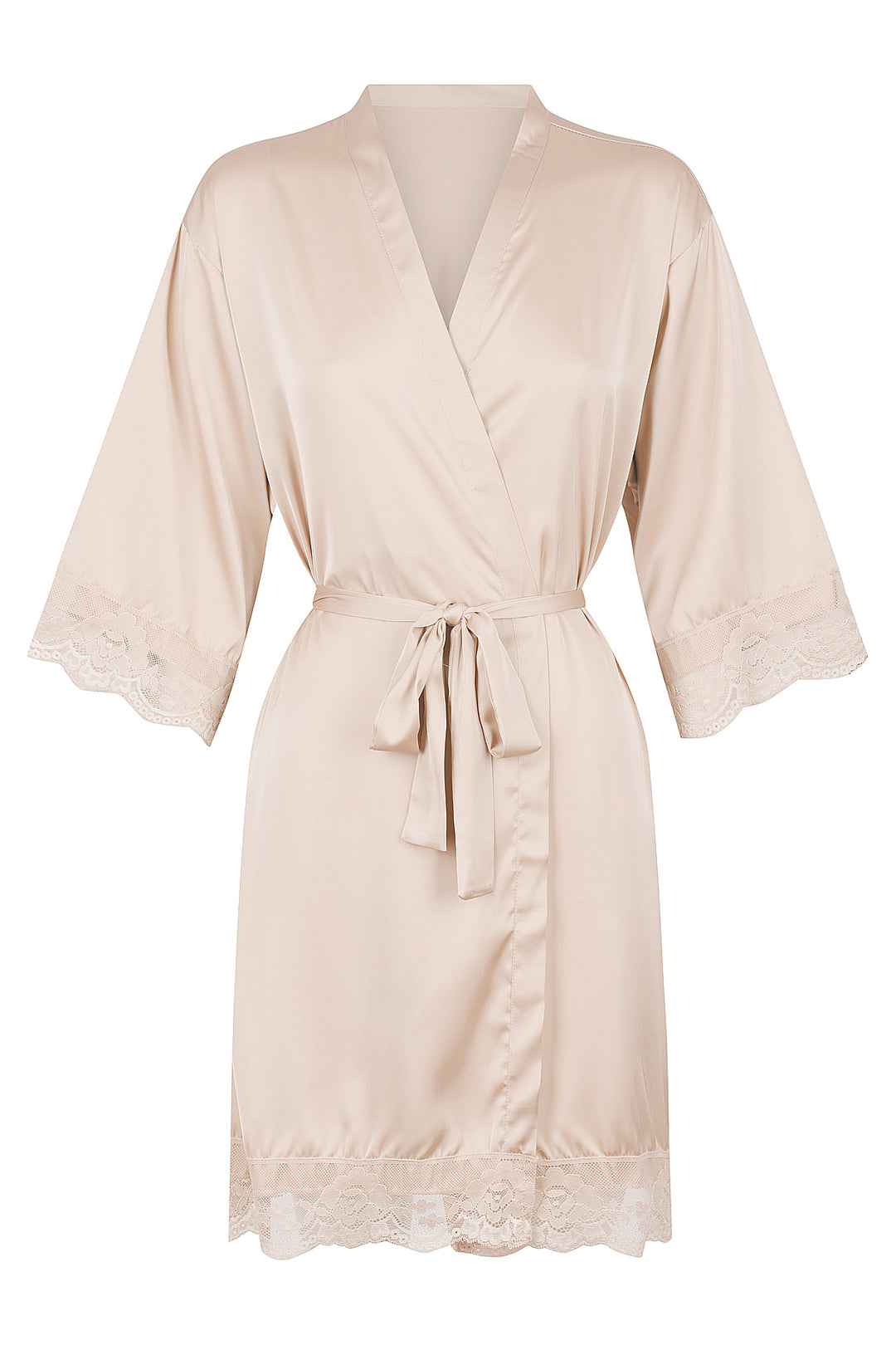 Love Lace Robe - Dusty Blue