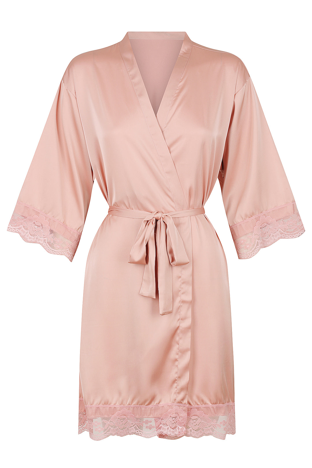 Love Lace Robe - Dusty Blue