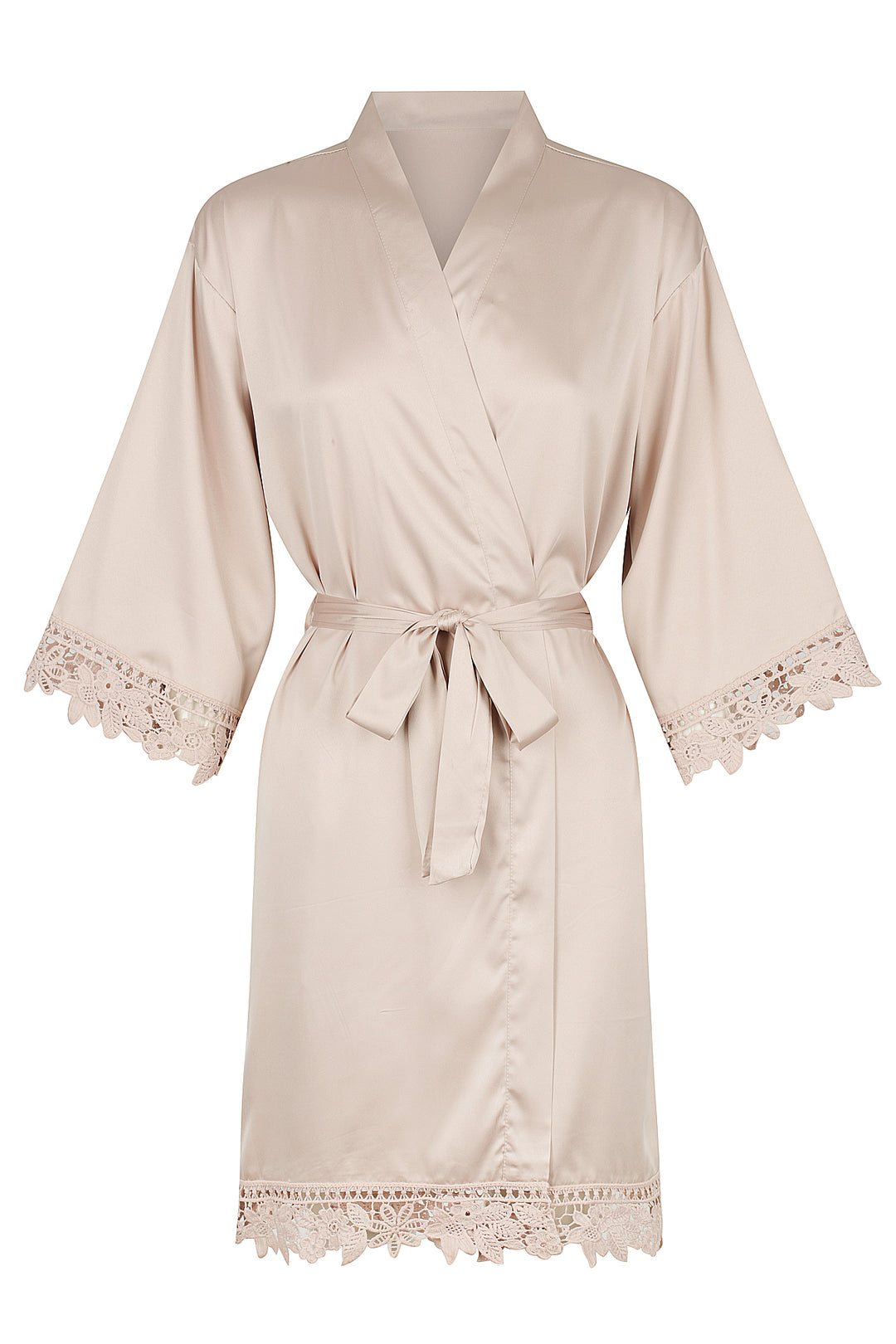 Rosie Lace Robe - Blush