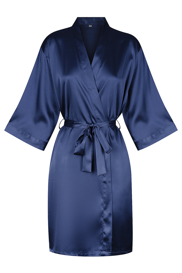 Classic Robe - Navy