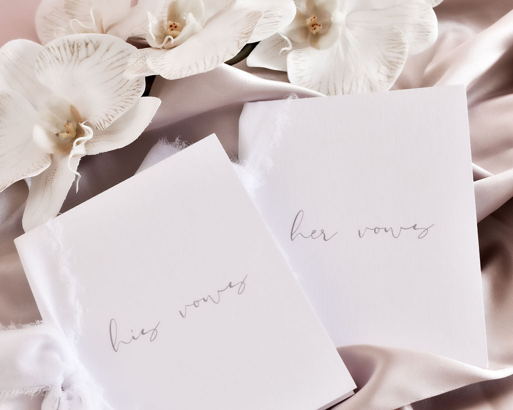 Linen Vow cards