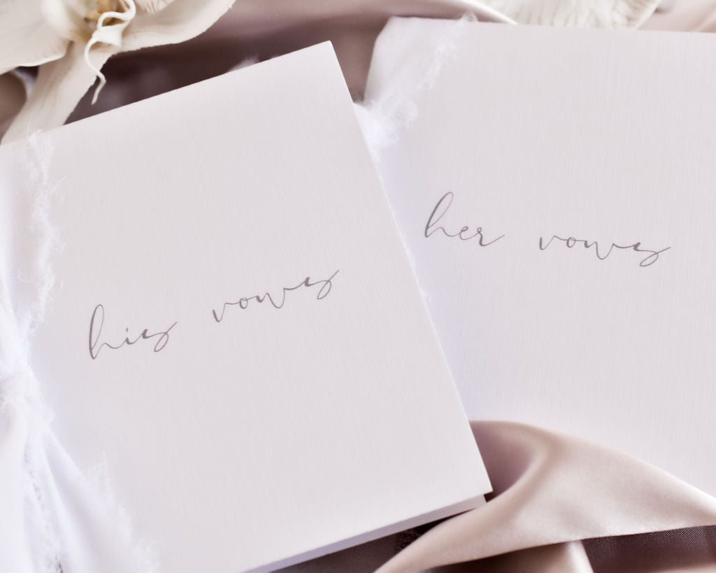 Linen Vow cards